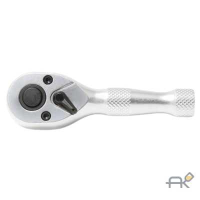 Трещотка реверсивная короткая с накаткой 1/4(L-90мм 72зуб) (RF-802226)